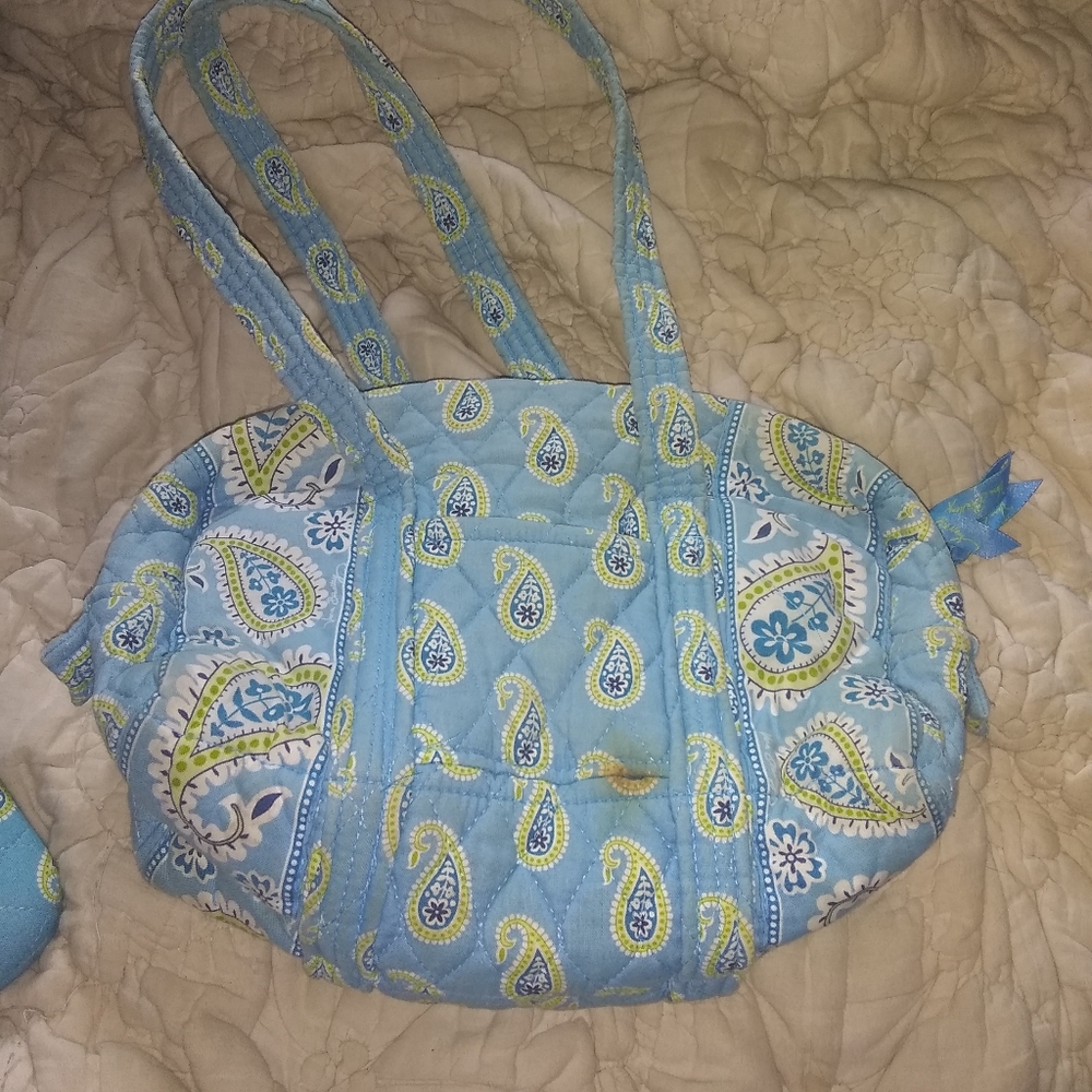 Vera Bradley Purse/Handbag and Glasses Case Set - Picture 2 of 8